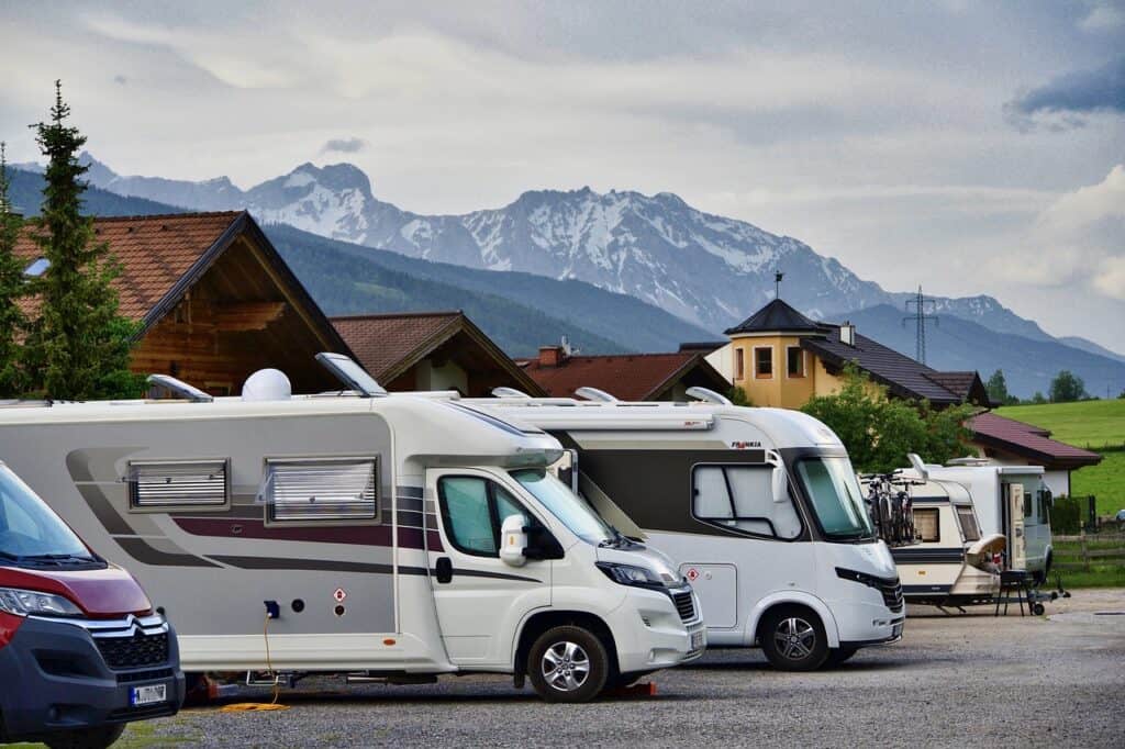No overnight parking RV