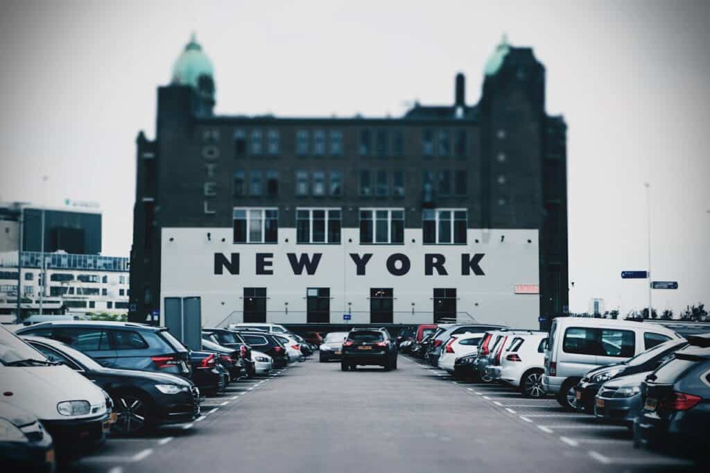 hotel parking lot