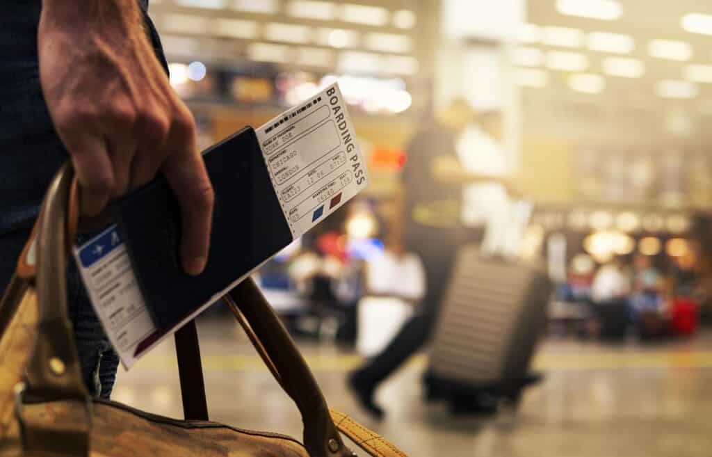 Boarding pass, Travel image