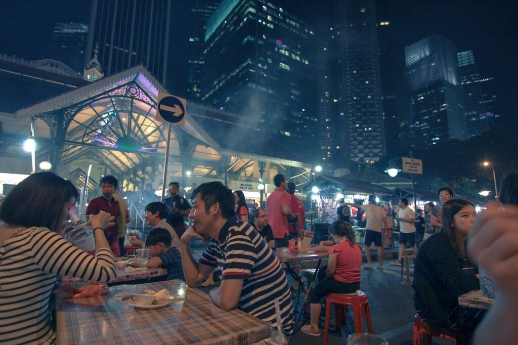 Eat At Food Halls And Night Markets
