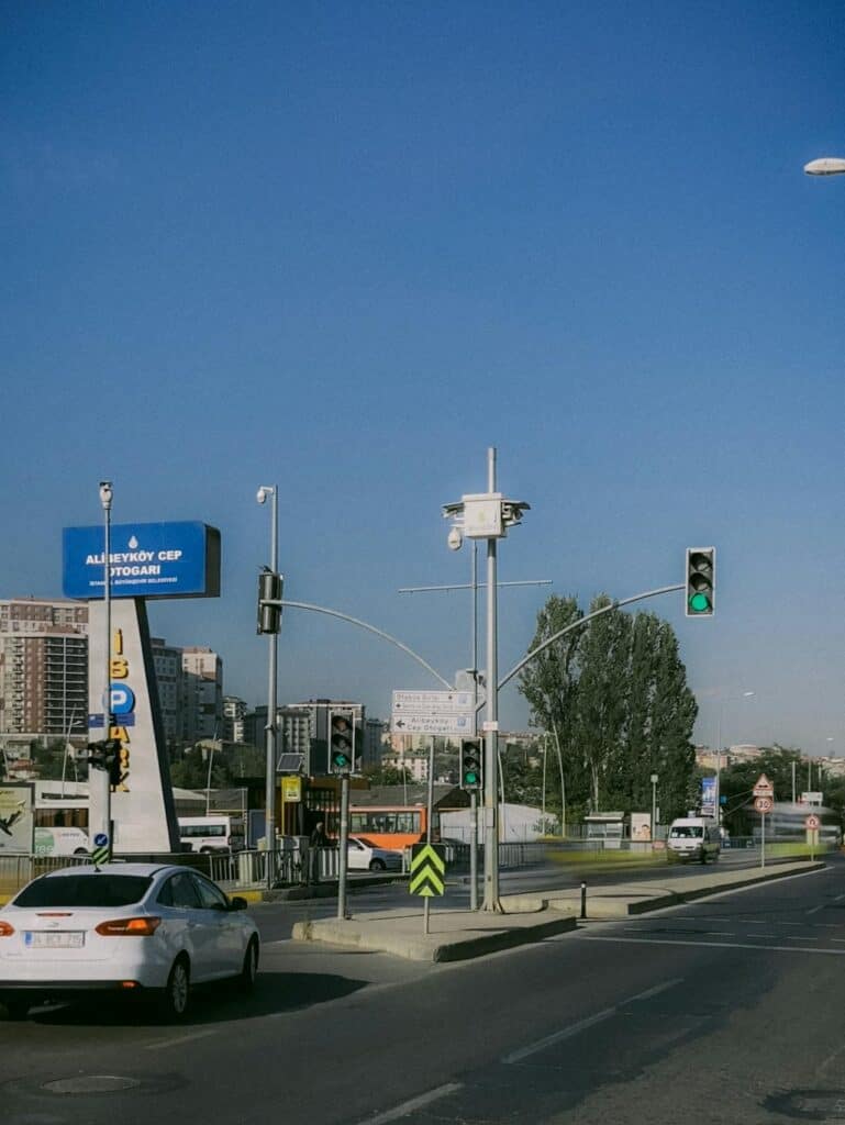 A modern upgraded traffic signal