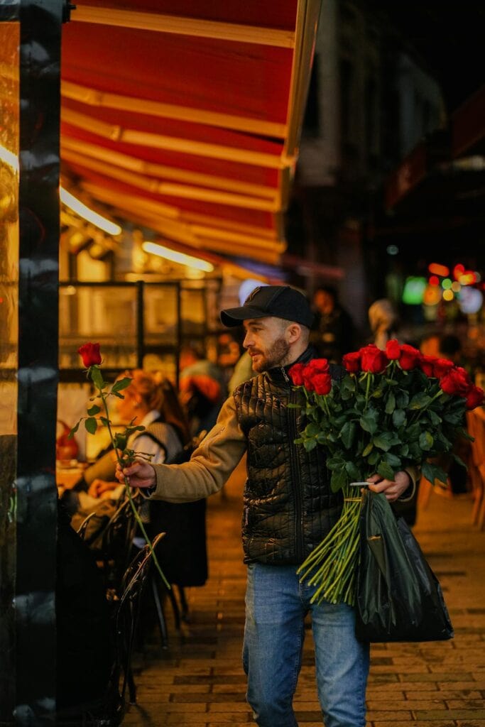 Rose seller