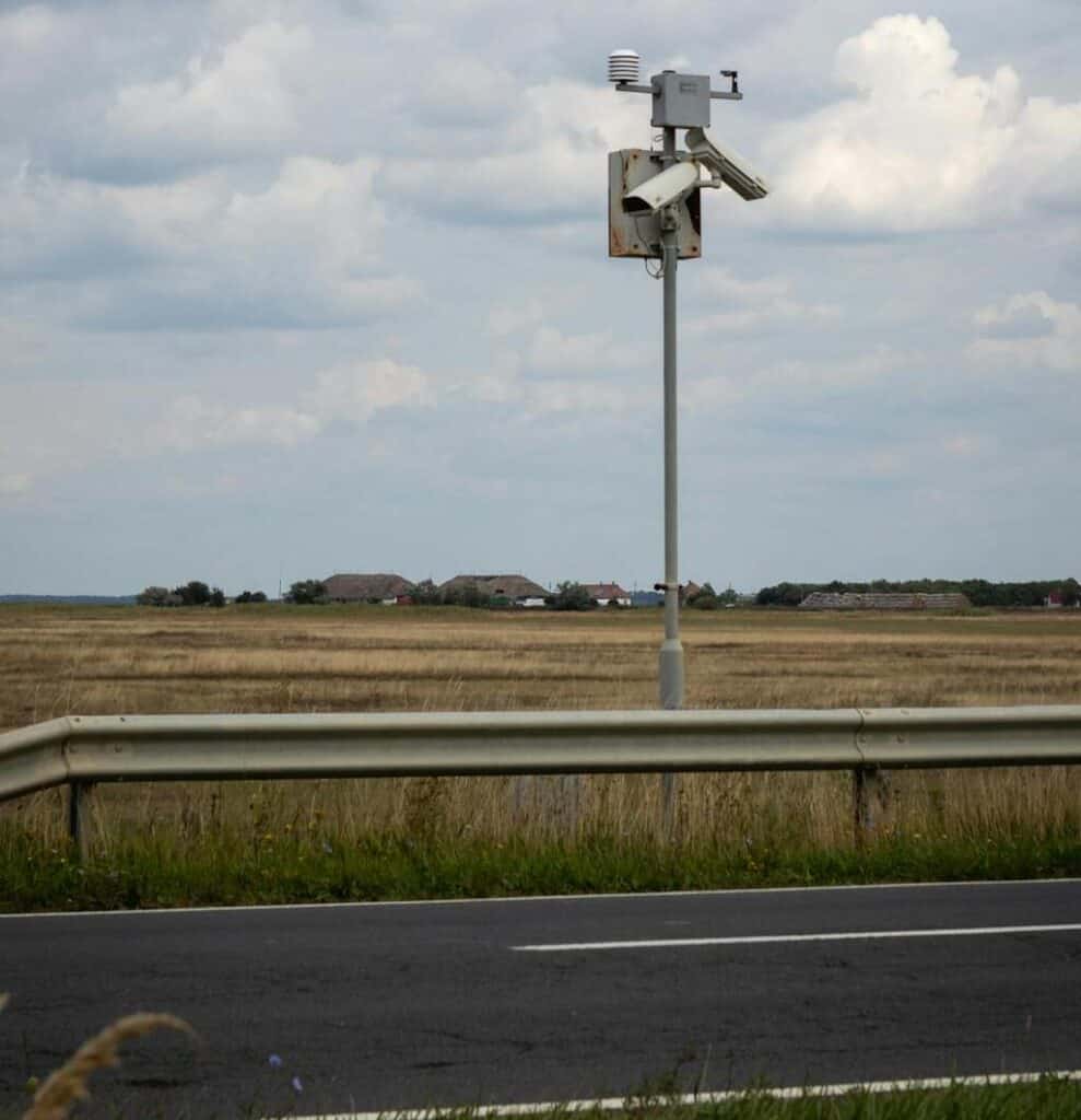 speed camera on highway