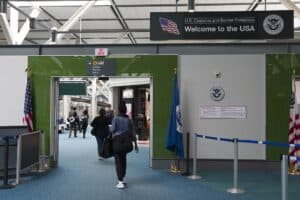 U.S. preclearance area in foreign airport