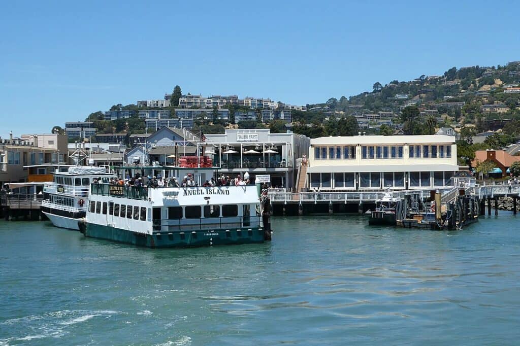 Angel Island Tiburon ferry San Francisco Bay