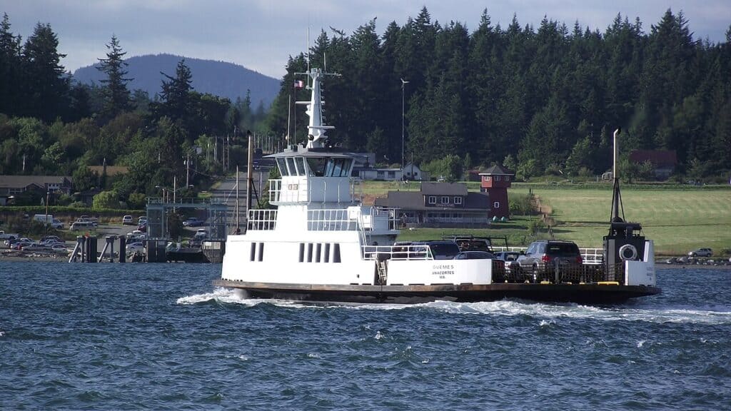 Guemes Island Ferry Anacortes crossing