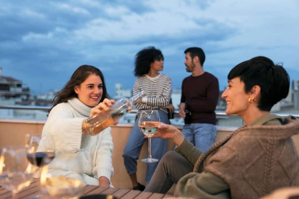 Wine tasting on cruise ship