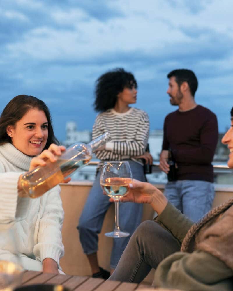Wine tasting on cruise ship