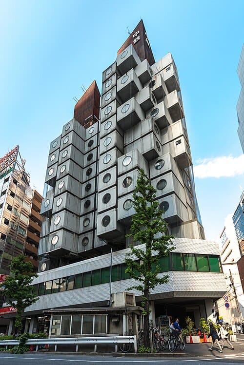 Nakagin Capsule Tower, Tokyo, Japan