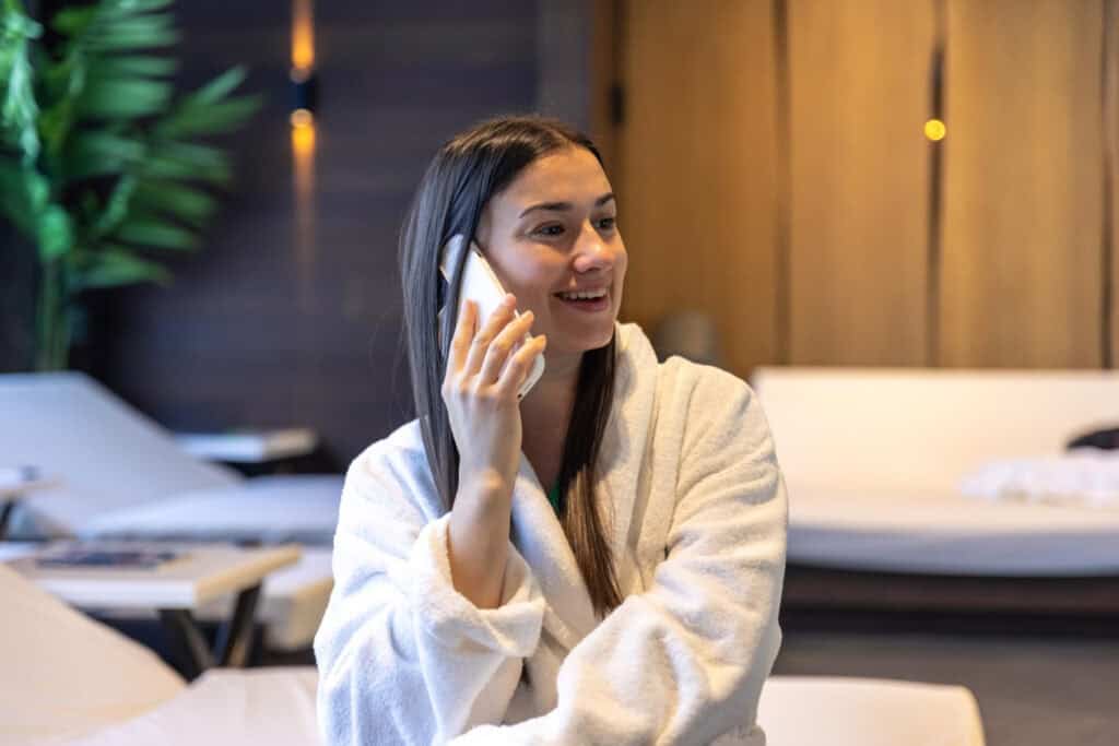 Hotel room phone call