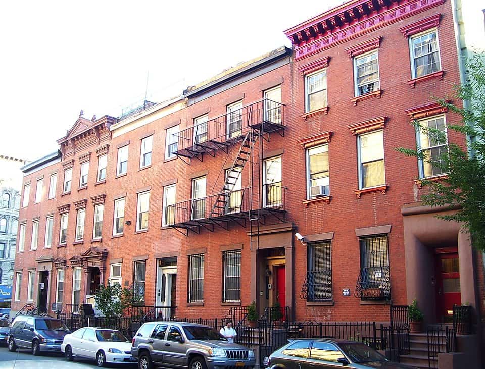 New York Lower East Side deli historic building exterior