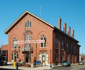 Andover's Old Town Hall, located in downtown Andover