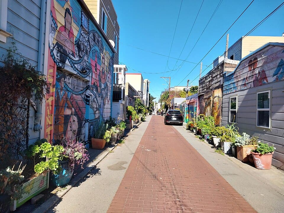 Balmy Alley, San Francisco, California
