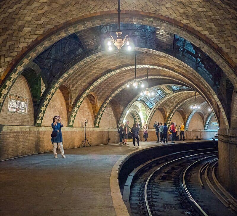 City Hall subway station in New York City