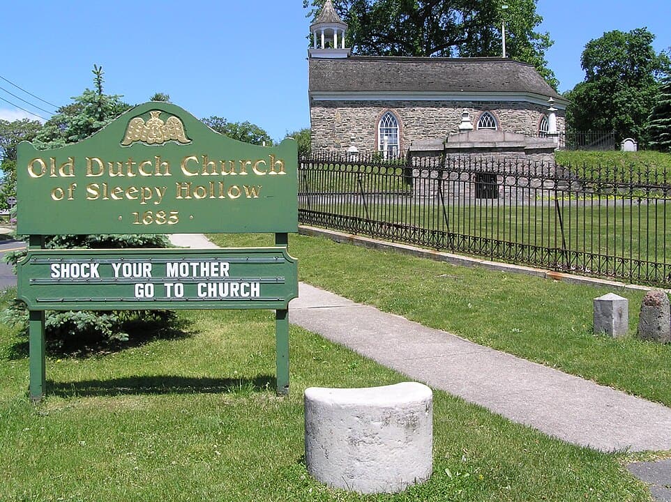 Sleepy Hollow And The Old Dutch Church, Near New York City