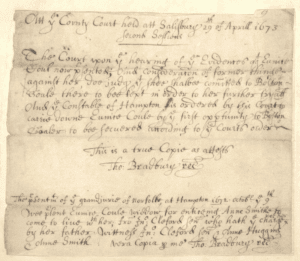 Hampton, New Hampshire: Goody Cole Remembered