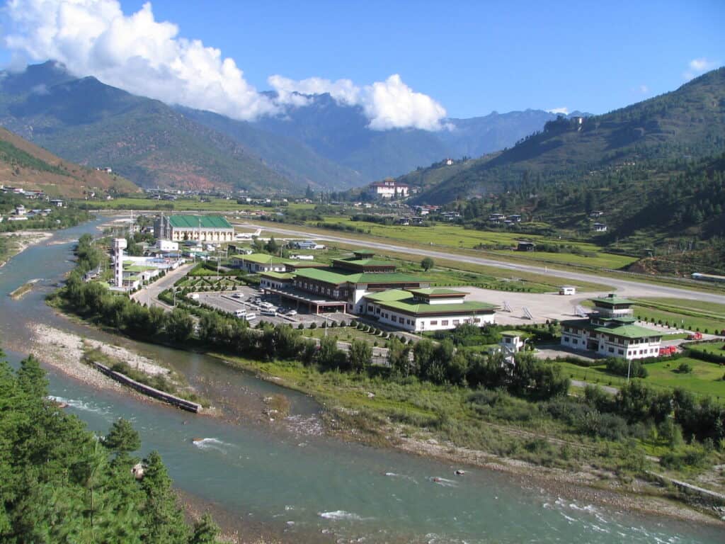 Paro Airport, Bhutan