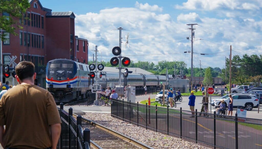 Amtrak train