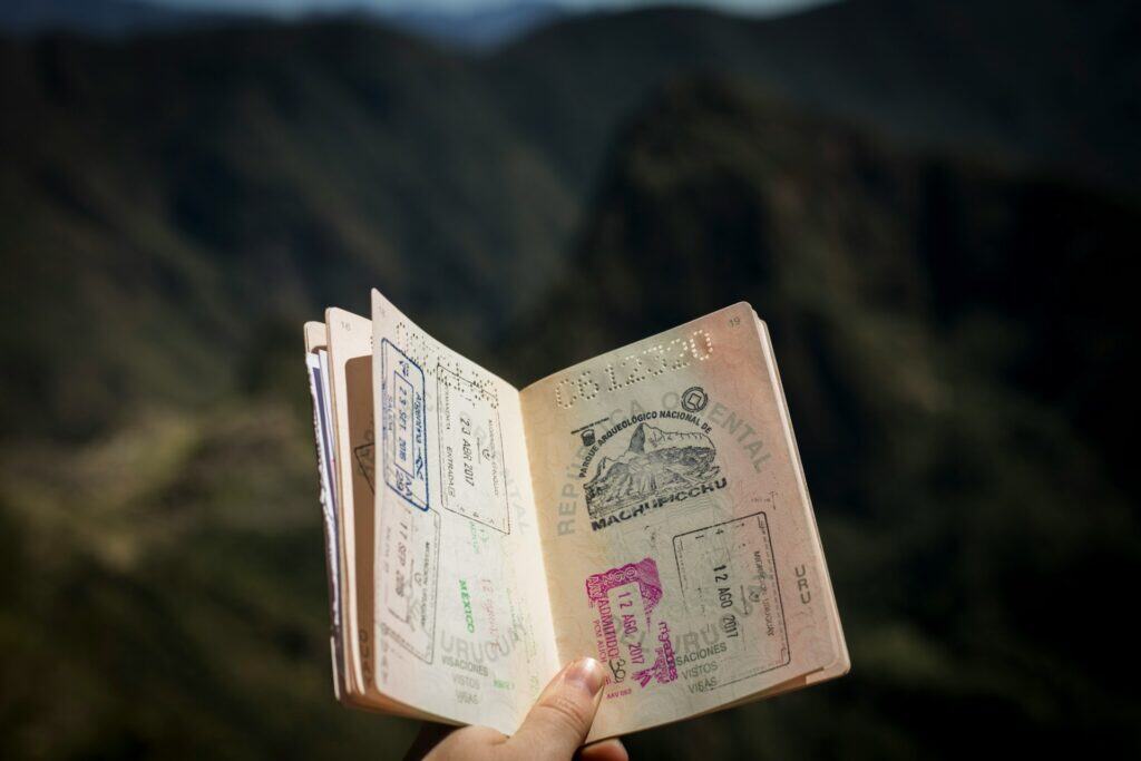Damaged passport
