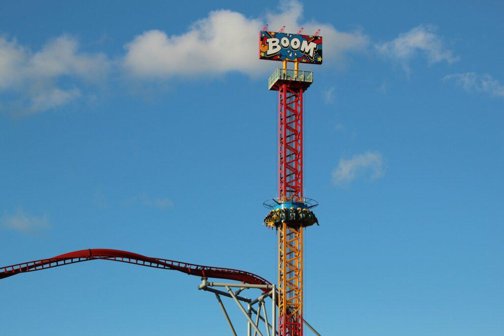 Older Drop Towers Without Backup Belts
