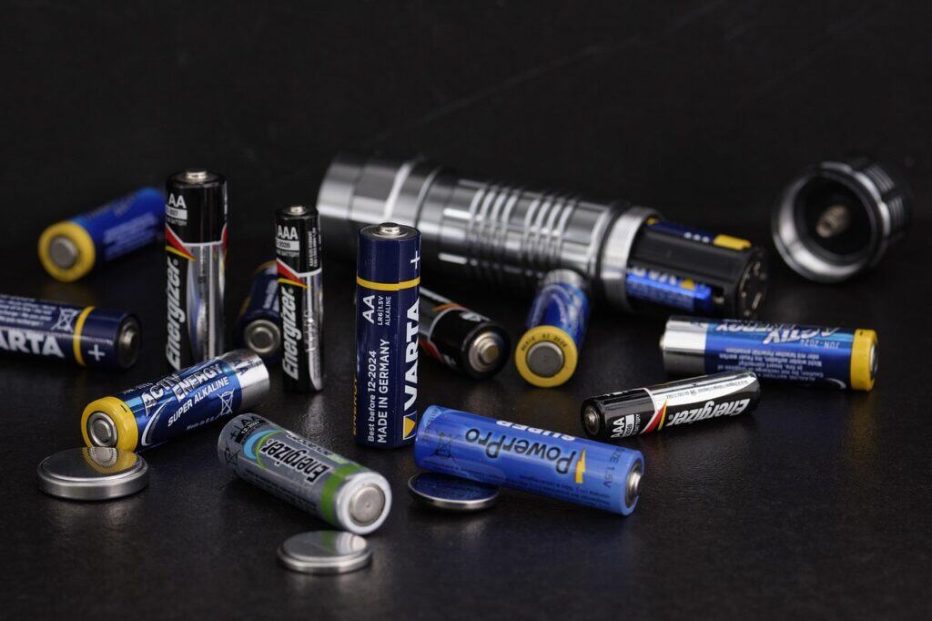 Flashlight & Headlamp with Extra Batteries