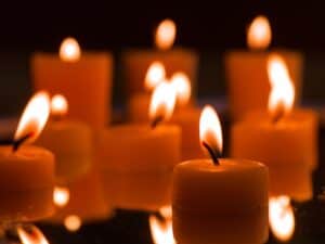 no candles on cruise