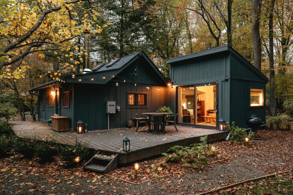 modern backyard cottage ADU exterior