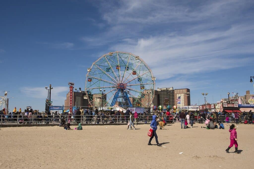 Coney Island boardwalk