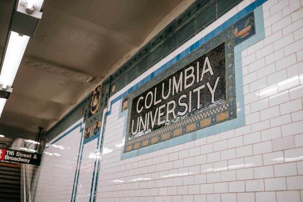 NYC subway train interior
