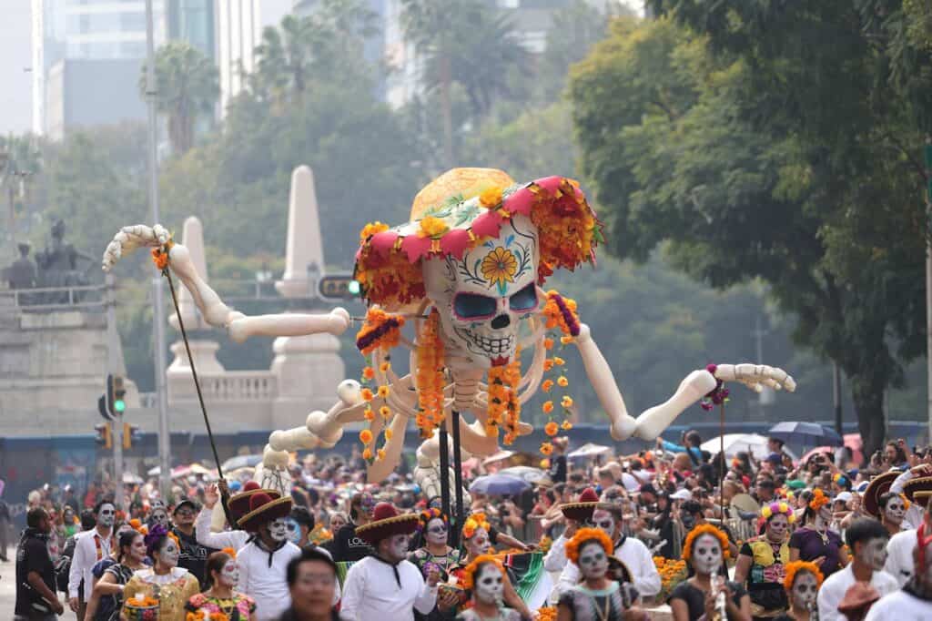 Mexico City’s Mega Ofrenda and Parade