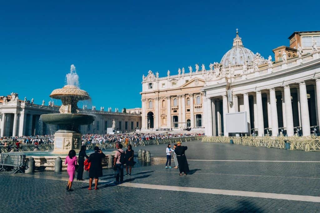 Papal Audience Wednesday St. Peter’s Square crowd