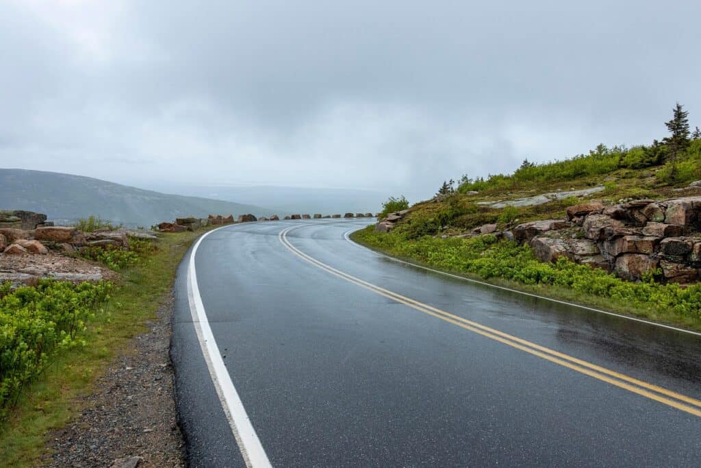 Scenic Byway, Near Acadia National Park, Maine