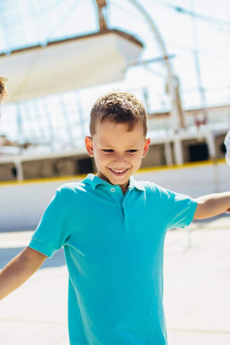 Happy family having fun, enjoying