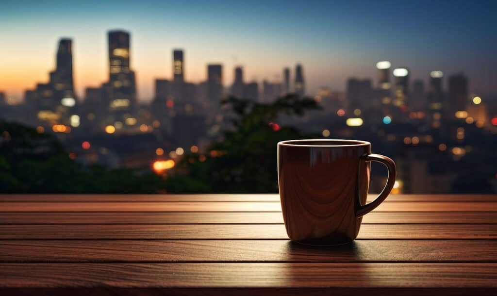 city skyline mug limited edition