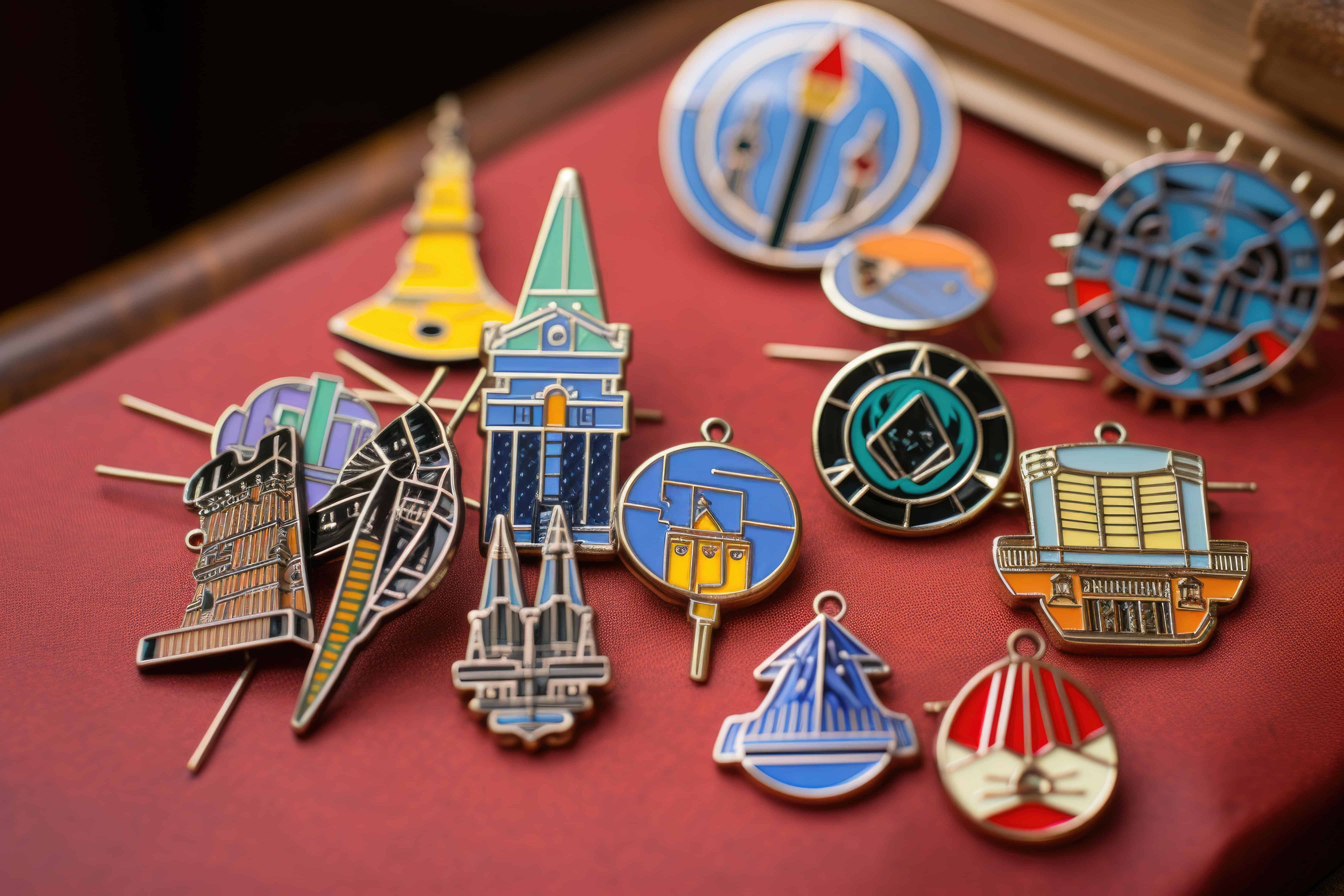 transit tokens enamel pin collection