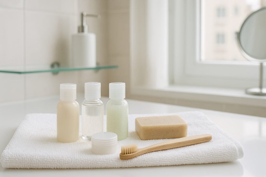 Tiny Plastic Toiletry Bottles