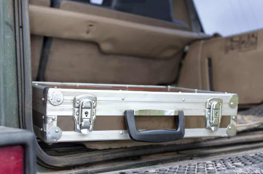 car trunk locked gun case