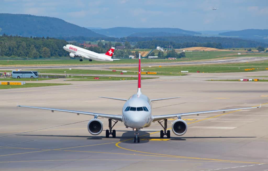 long haul aircraft at major gateway terminal