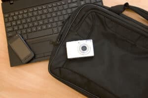 Leaving cameras, laptops, and jewelry on a hotel