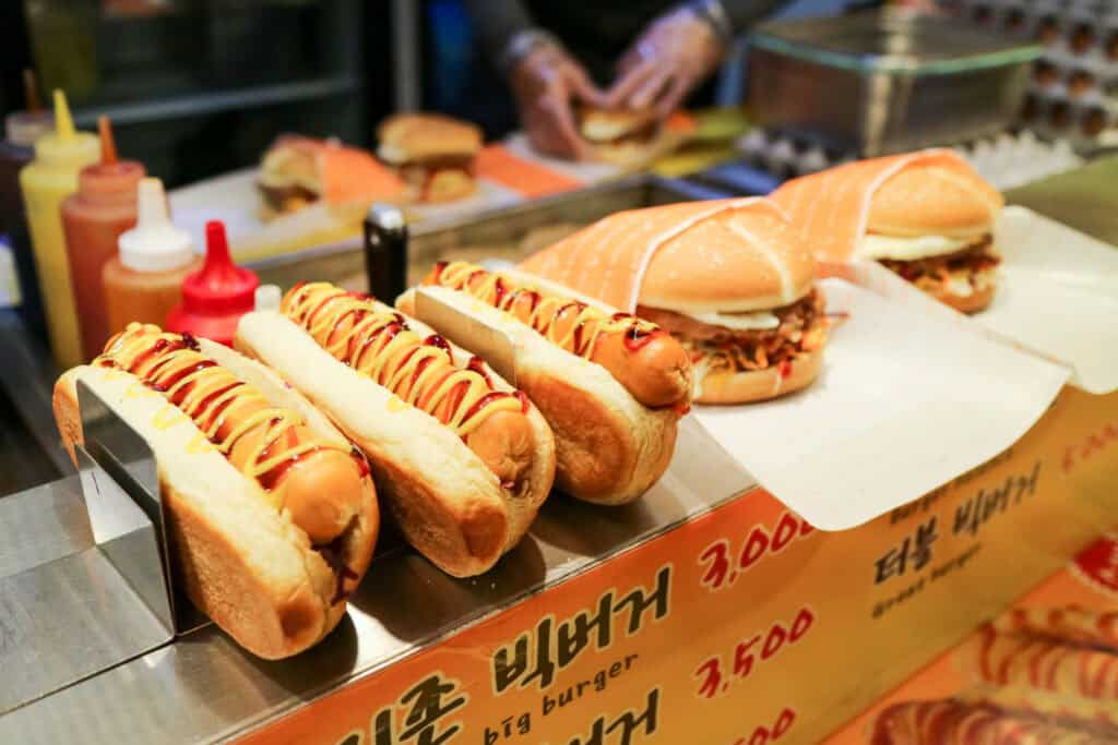footlong sub sandwich roadside