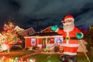 Los Angeles, DEC 20: Night view of beautiful Christmas
