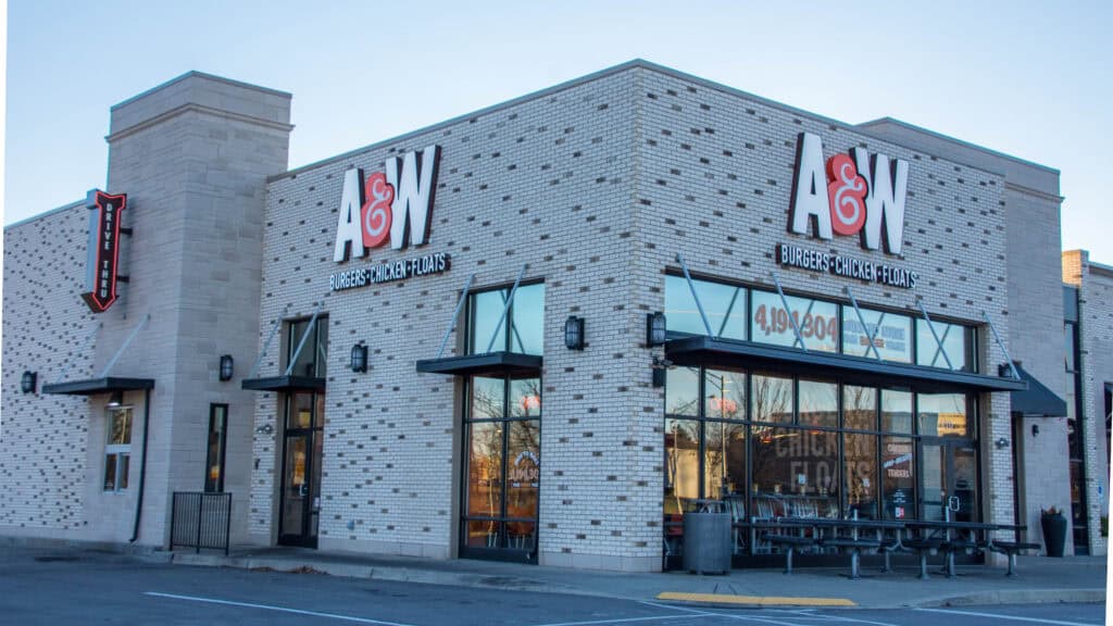 A&W Burgers Chicken Floats in Lexington, Kentucky 