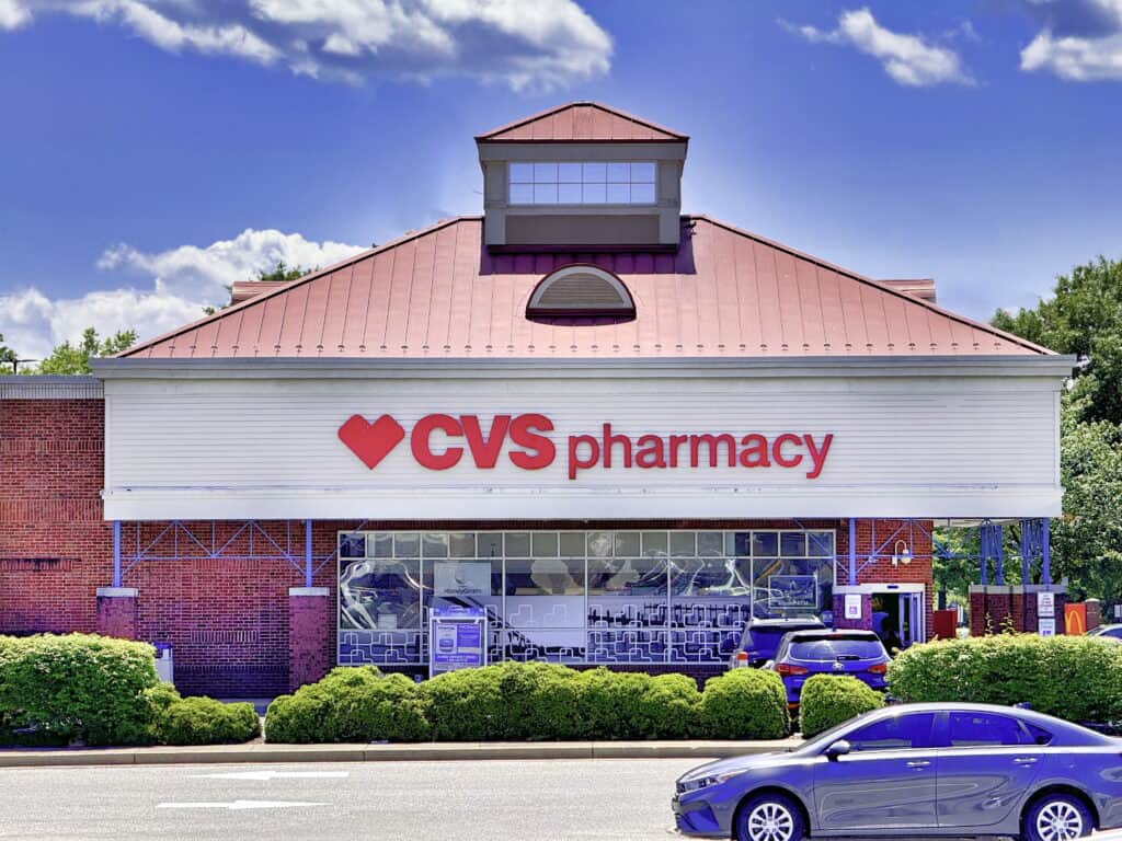 CVS store closure sign