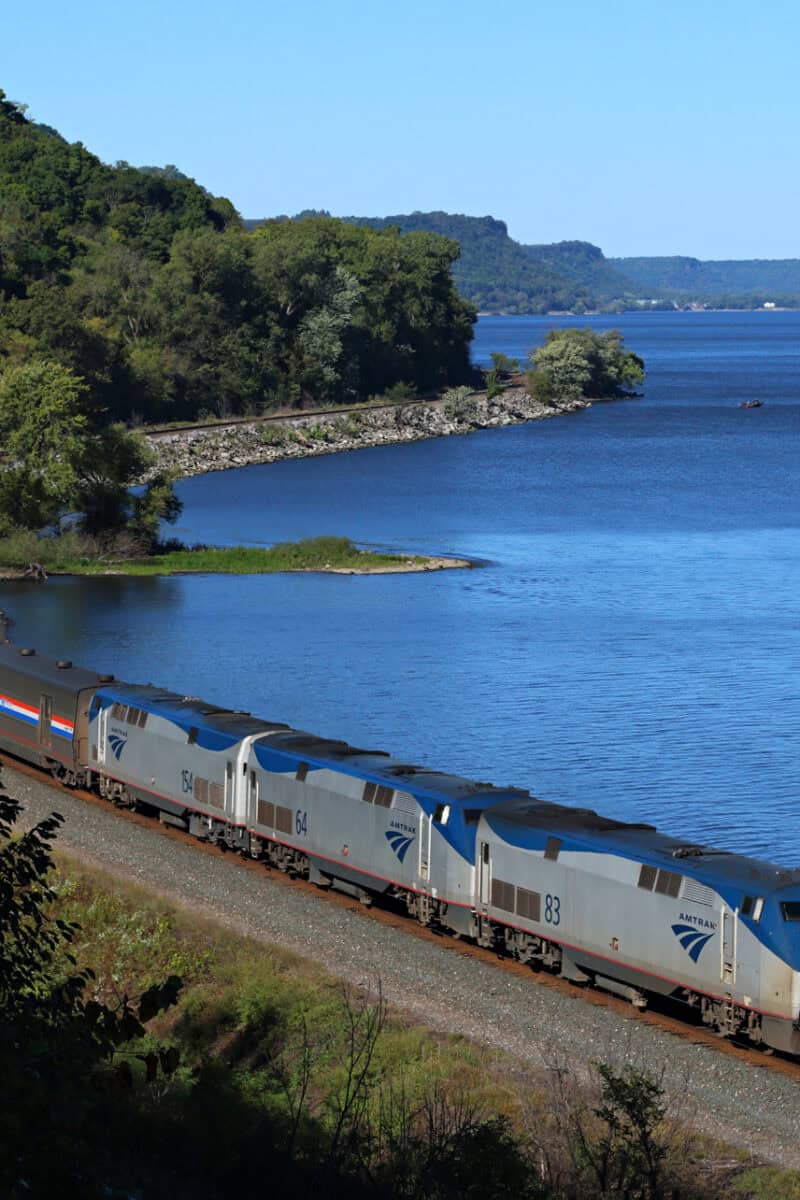 “California Zephyr train Rockies canyon
