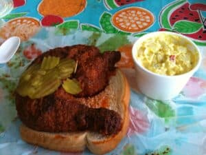 Nashville hot chicken biscuit