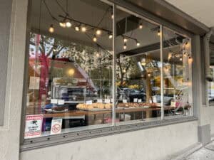 Pacific Northwest coastal bakery counter