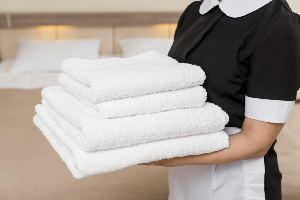 “hotel towel theft inventory housekeeping cart