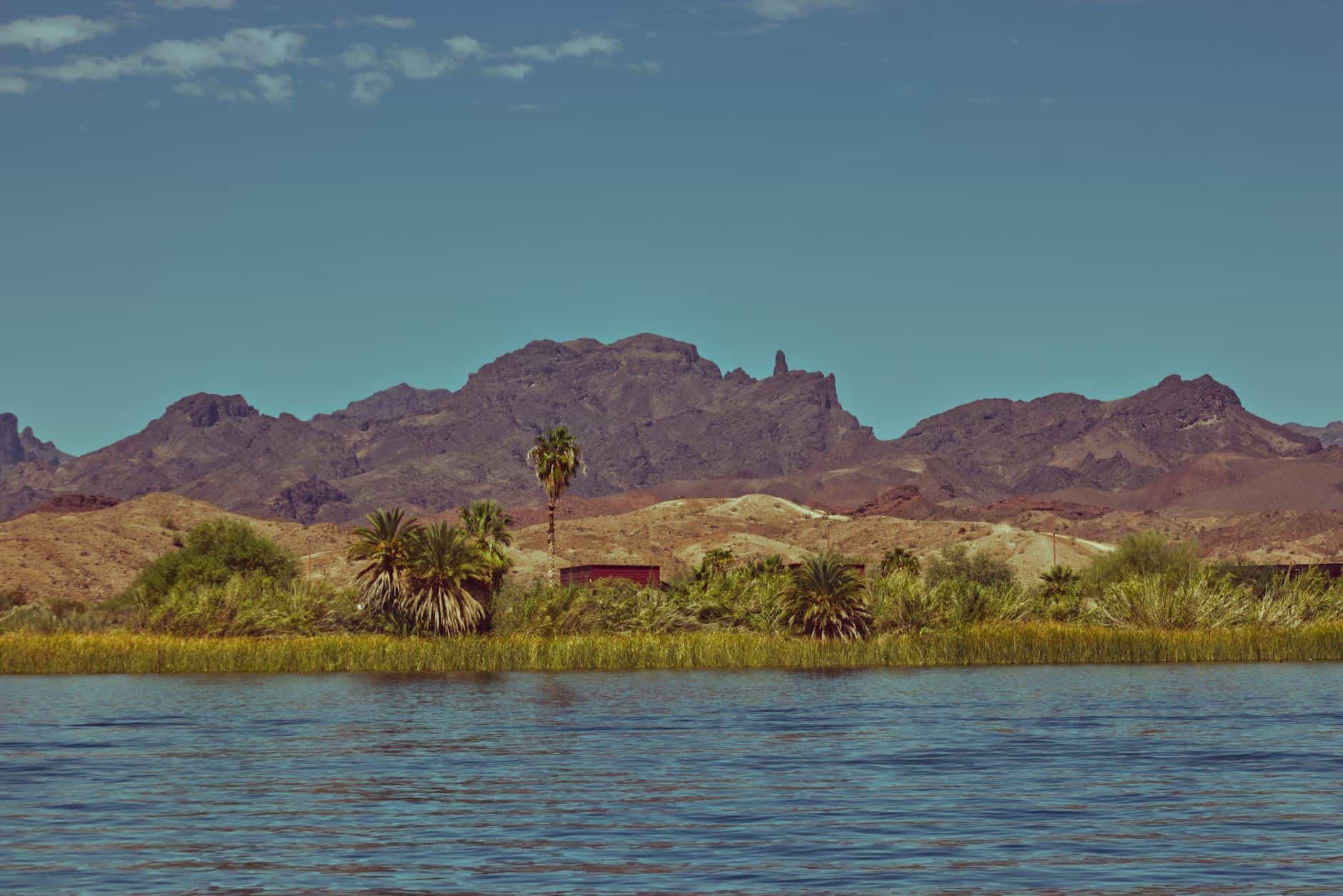 river and rocky hills in arizona