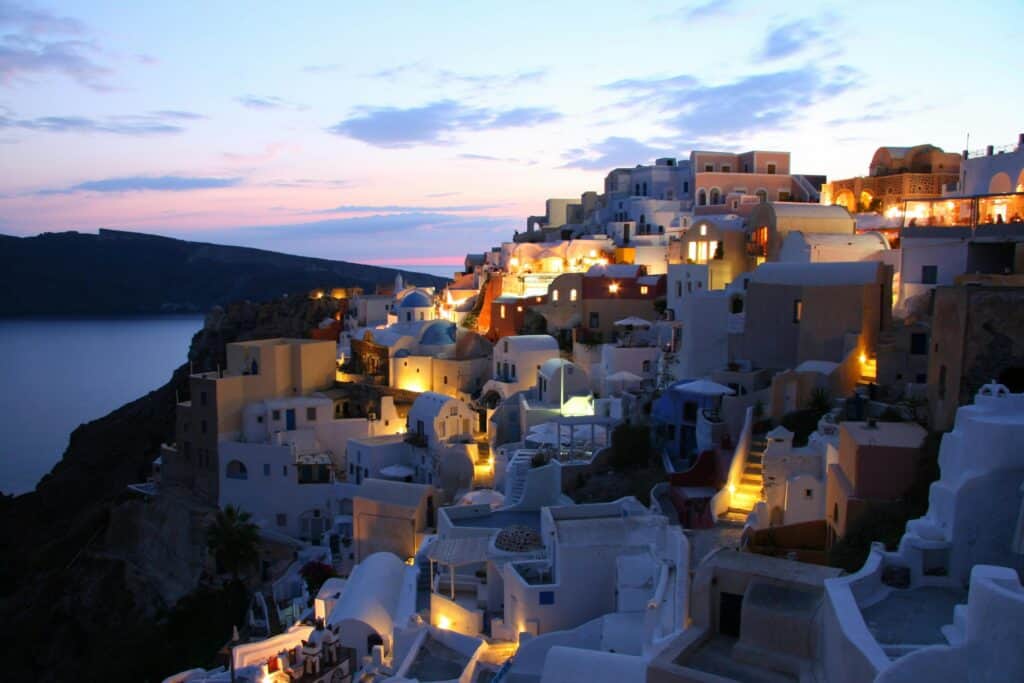 Oia Sunset Walls, Santorini, Greece