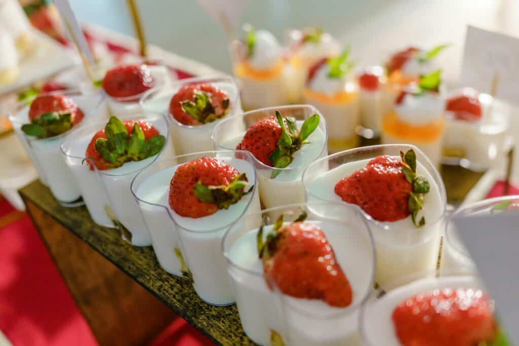 Communal Yogurt Tubs And Open Parfaits